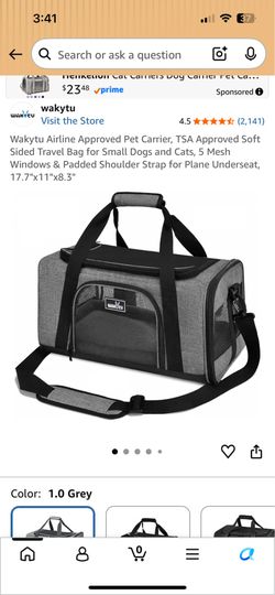 Wakytu dog or cat carrier