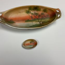 Antique Noritake Serving Platter 
