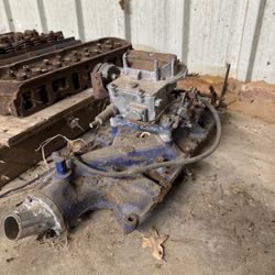 1963 Ford Fairlane Torino 2V intake manifold with an Autolite 2100 carburetor