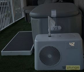 Cold plunge basin and air plunge