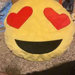 Giant 😍 Emoji Pillow