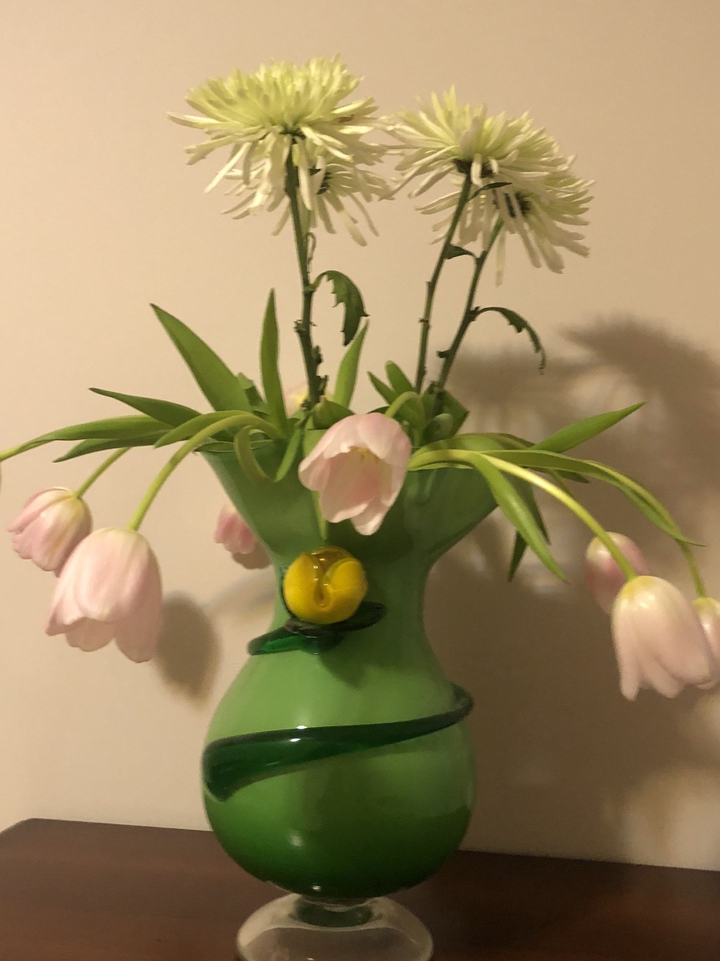 Huge Heavy Brand New Glass Vase