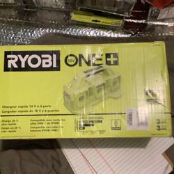 Ryobi 18volt 6port Battery Charger