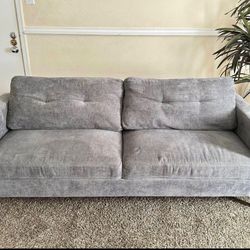 Gray Cushion Sofa 