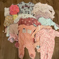 Baby Girl 0-3 Month Clothes Bundle