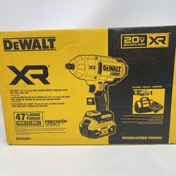 Dewalt DCF900P1 20V MAX 1/2” High Torque Impact Wrench Kit