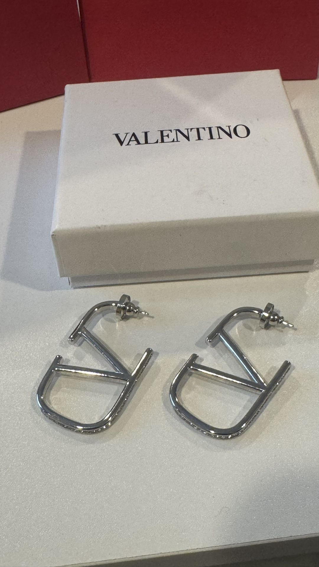 Silver earrings