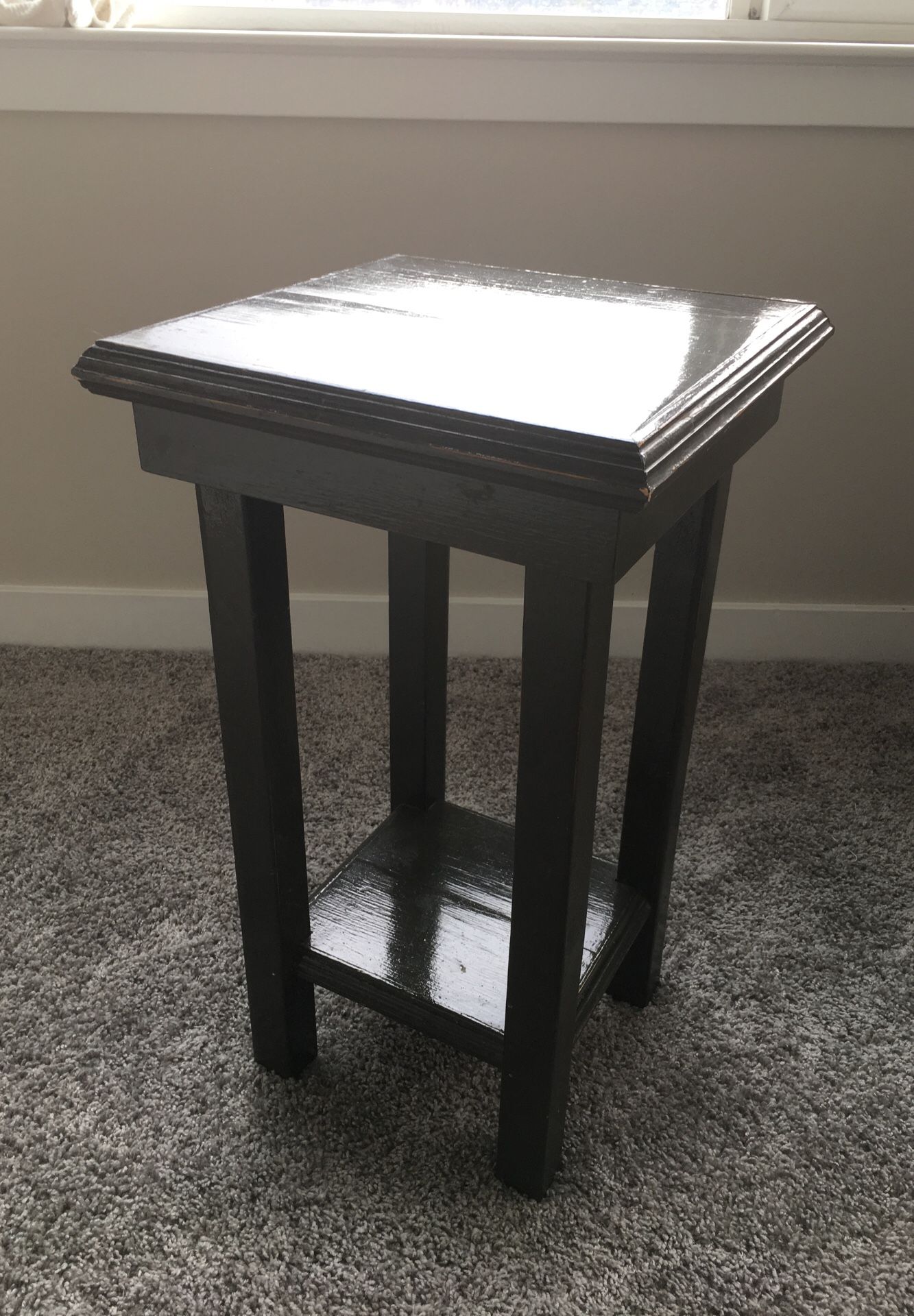 Small antique end table