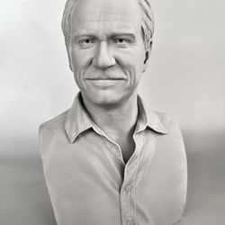 Lalo Salamanca Bust 3D Printed 6.5” Gray- Better Call Saul / Breaking Bad