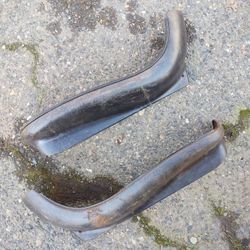 Metal Side Seat Trim Panels- Black