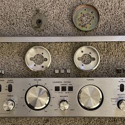 Sansui G-9000DB Vintage Receiver Parts - Rare - Faceplate, Knobs, Sliders, Etc.