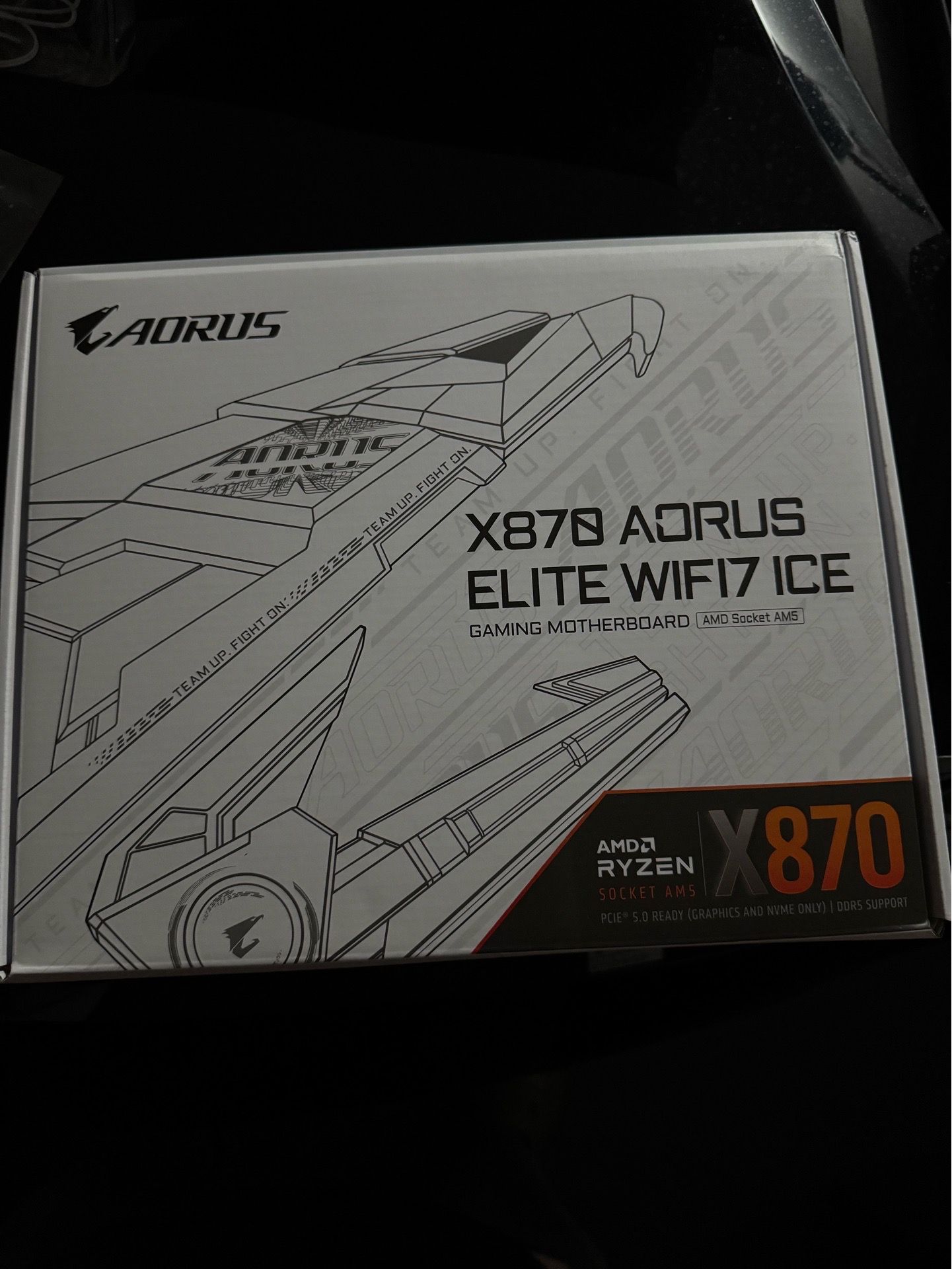 🤍 GIGABYTE X870 AORUS ELITE WIFI7 ICE (AM5) ( New )