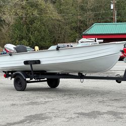 14 Foot Aluminum Fishing Boat 