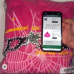 Pink Spider Hoodie