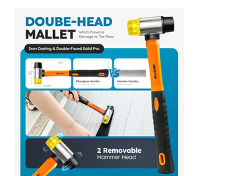 Laminate Flooring Tools, Universal 5 in 1 Floor Installation Kit
