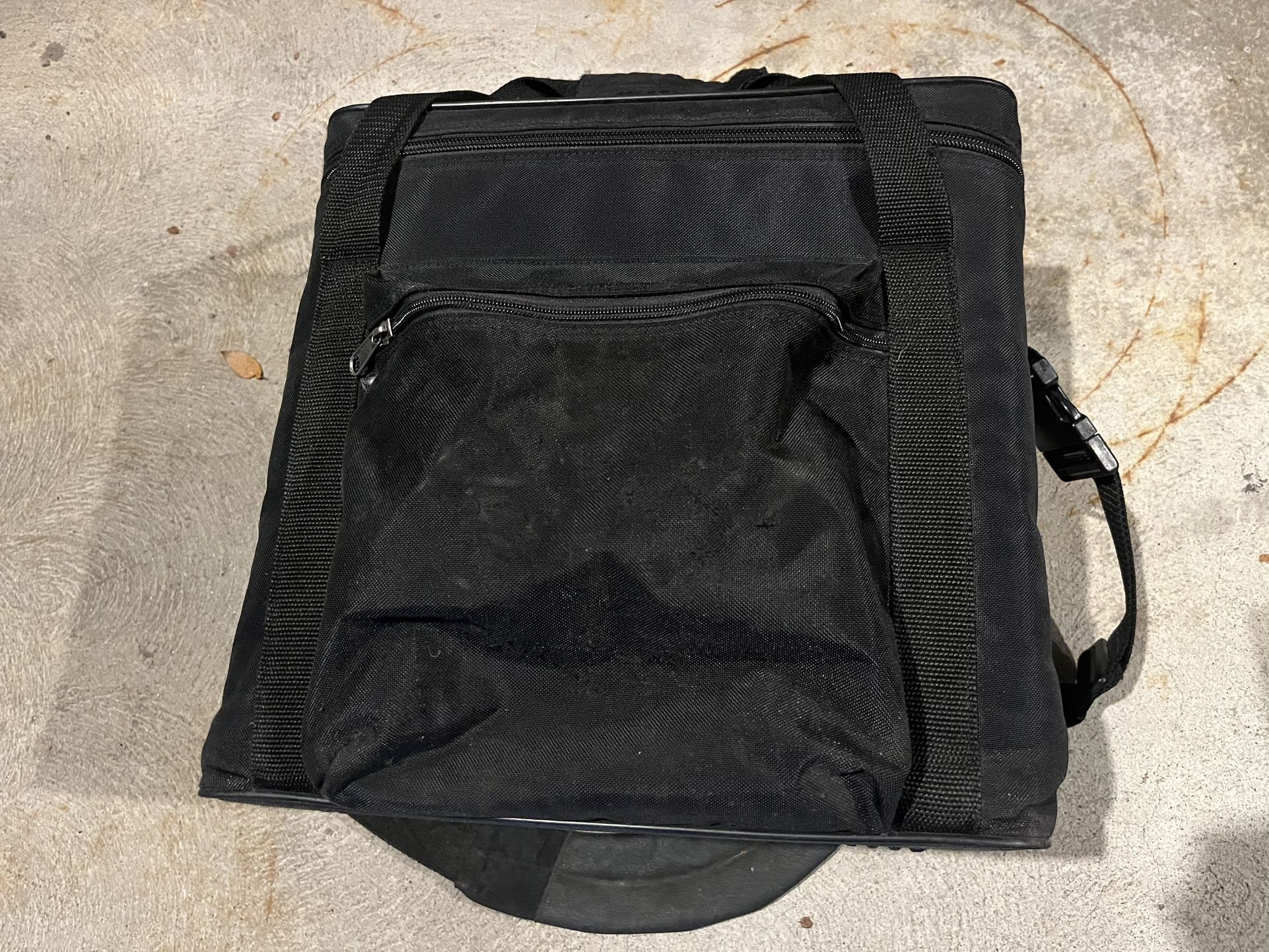 Padded 50-Record DJ Bag — Vintage 90s Style
