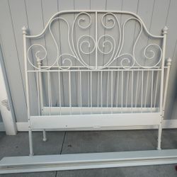 White IKEA Twin Bed Frame 