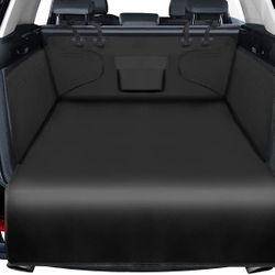 Car Boot Liner Protector - Nonslip Waterproof Pet Dog Boot Liner Washable Cargo Cover Mat Travel Universal for Car Truck SUV(Black)