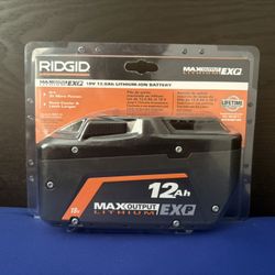 RIDGID 18V 12.0Ah MAX Output EXP Battery — AC840120  — New Sealed