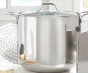Olla con parrilla 25 Qt $240 nueva