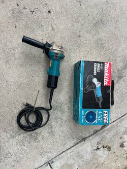 makita grinder $70 / ridgid sander$45 and 18-gauge brad nails$30