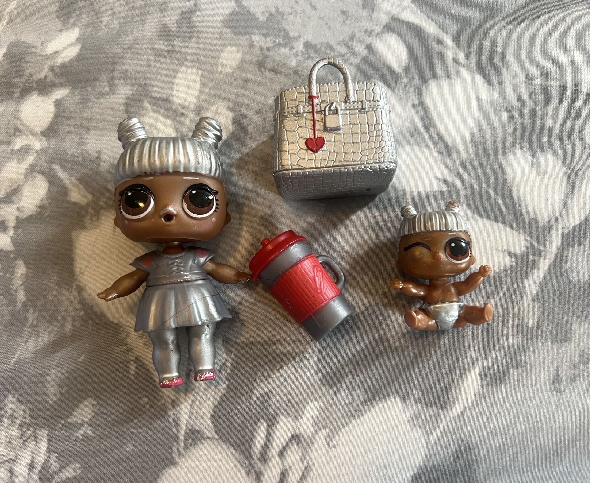 LOL Suprise Doll Tinz Silver Hair Set