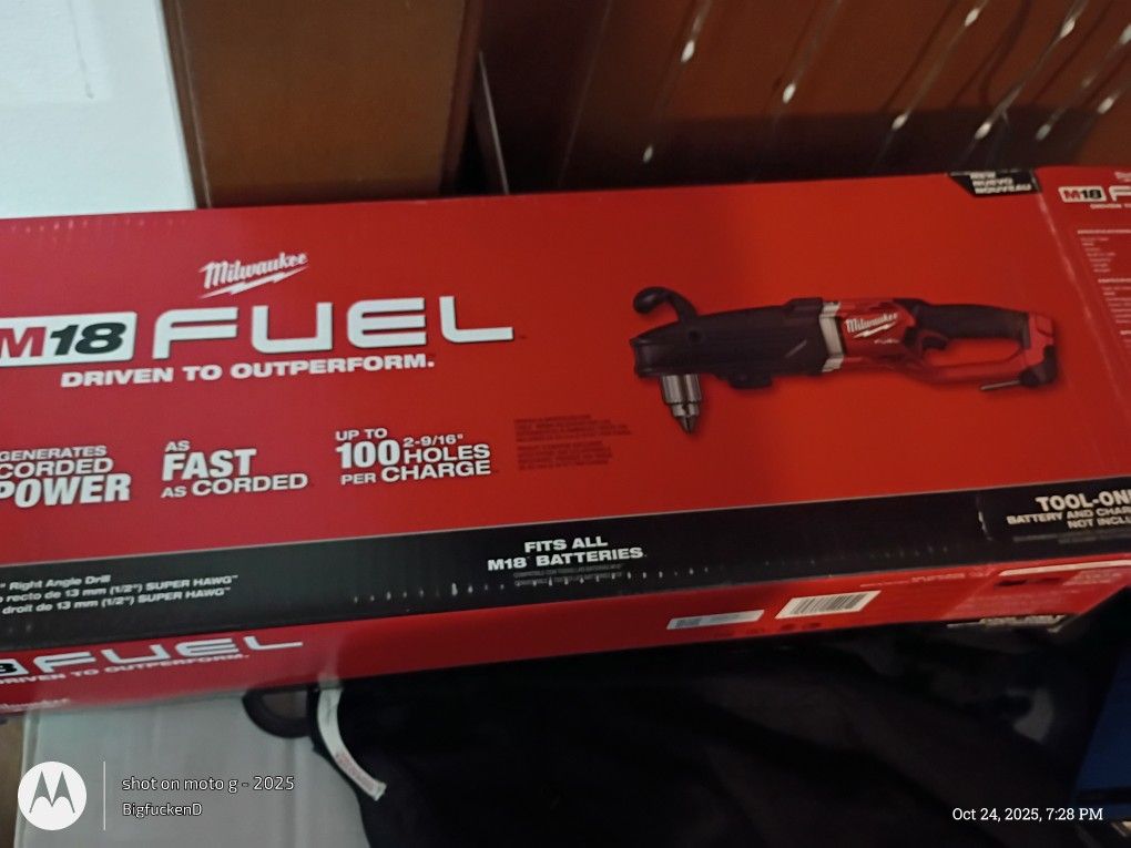 M18 SUPER HAWG 1/2 RIGHT ANGLE DRILL
