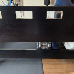 Cal King bedframe plus 1 nightstand