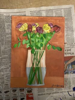 Roses Oil Painting #4