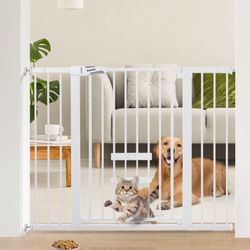 36-inch extra tall baby gate with cat door, 29-48-inch