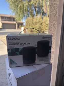 Bluetooth Stereo Speaker Pair