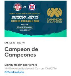 Campeon de campeones. Toluca vs Cruz Azul.