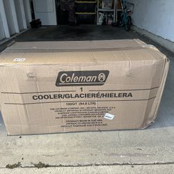 Coleman Cooler 100 Qt With Wheels