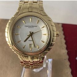 Christian Bernard Sapphire Dial Gold Plated