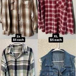 Flannels - Plus Size