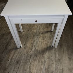 White Two Piece Desk