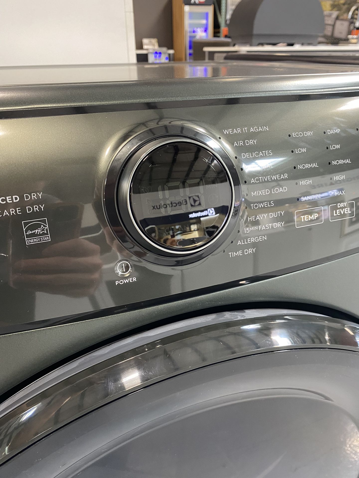 Alpine Green Front Load Electric Dryer