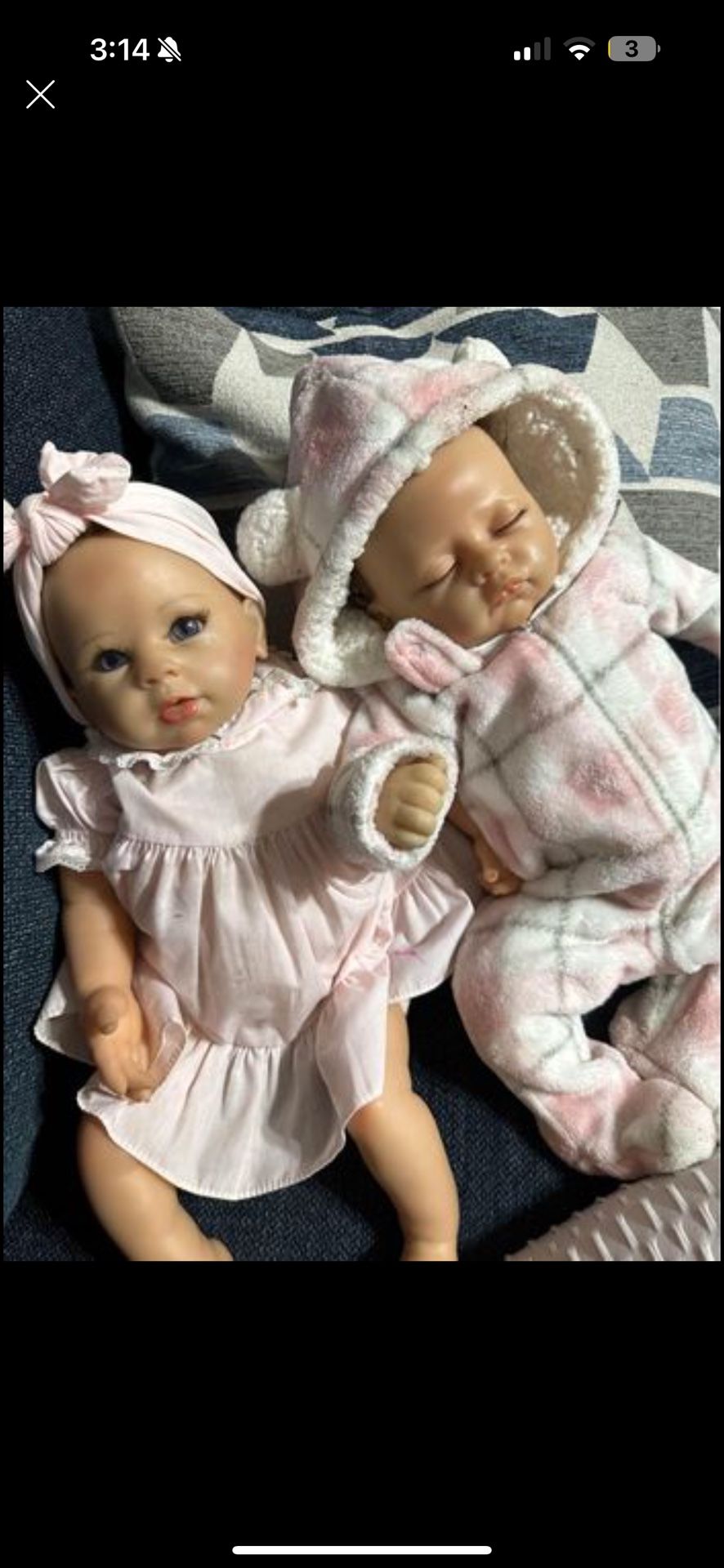 2 Breathing Ashton Drake Reborn Dolls