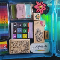 Arts and Crafts Ink & Stamps Lot