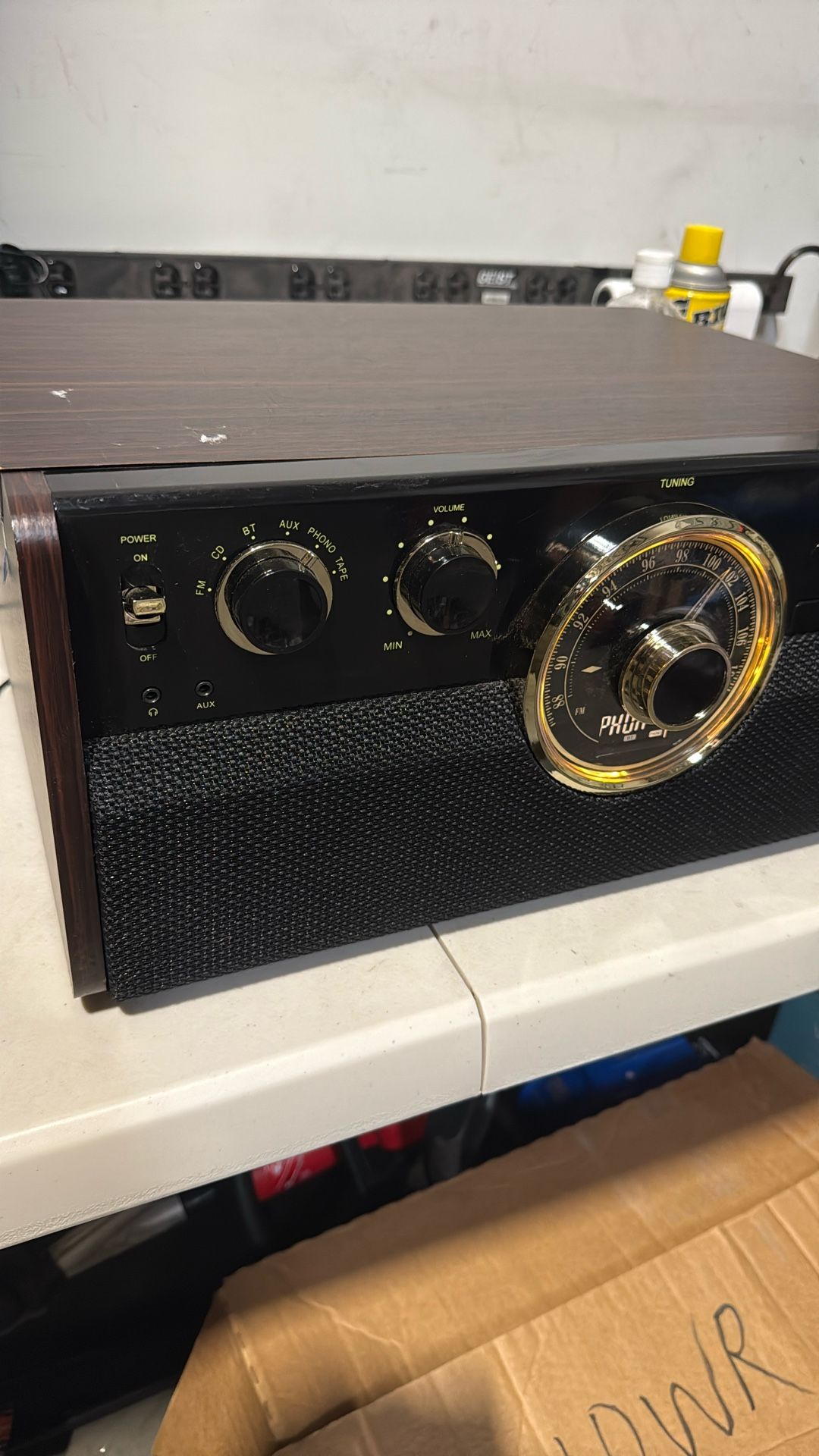 Victrola Empire Music Center Vinyl CD BT Player