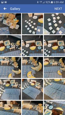 Moon and stars nursery decor