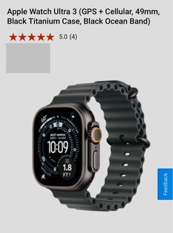 Apple Watch Ultra 3 49mm Black Titanium