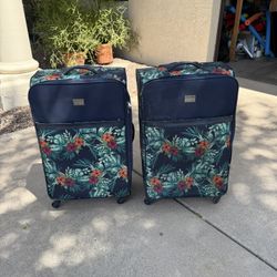 Tommy Bahama Floral Suitcases