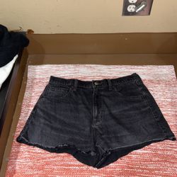 Women’s Black Universal Threads Denim Shorts Size 10