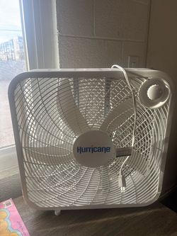 Hurricane White Box Fan