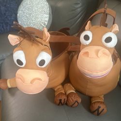 PIXAR JUMBO PLUSH BULLSEYE BASKET A PAIR OF 2