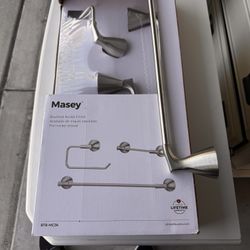 Bathroom Hardwood Set(new)(moving Sale!