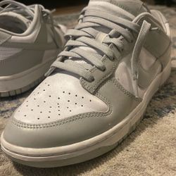 Grey Fog Dunks Size 10 