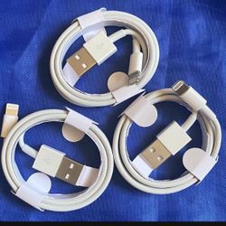 3X OEM Apple Lightning Sync & Charger Cable - for iPhone 5 6 7 8 X11 12 13  iPad & iPOD