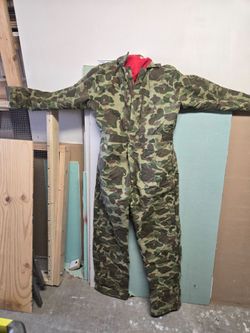 Fred Bear Camoflauge Archery Coveralls - Medium